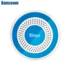 Alarmsystemen Mini Wireless RF 433MHz Sirene Sound Light Indoor Strobe Sirenes 100DB Hoorn voor Home Security Alarm System 221101