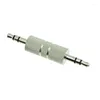 Belysningstillbehör 3PIN 3,5 mm Plug RCA -anslutning 3.5 Ljuduttag han till stereo bujoint -adapter 10st/parti