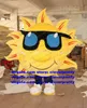 Girasole Sun Flower Taiyanfa Bloom Posy Costume della mascotte Personaggio dei cartoni animati per adulti Fandango Dancing Party Marca Figura zx2244