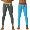 Sous-vêtement thermique homme JOCKMAIL Sexy pantalons longs hommes coton imprimé hommes bas de couchage Leggings pantalon 539