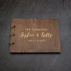 Other Event Party Supplies Personalized Guest Book A4A5 Wedding boook es Wooden Album Baptism Mariage Decoration 221020