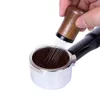 Tampers WDT Tool Espresso -Verteilungswerkzeuge 10 Nadeln 035 mm Espresso Kaffee Rührer Naturholzgriff mit Stand 221111276159