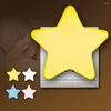 Night Lights LED Light 1 Pack Sensor Control Mini Stars Baby Sleeping For Children Bedroom Bedside Lamp