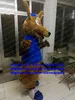 Peluş Kahverengi Kanguru Roo Maskot Kostüm Yetişkin Karikatür Karakter Kıyafet Takım Sahne Sahne Özellikleri Tanıtım Kampanyası ZX2931