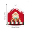 Chair Covers Christmas Style Cute Cartoon Seat Printed Back Decoration Decor For Home Party Holiday 2022