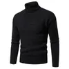 Men's Sweaters Mens Autumn Winter Sweater Pullovers Casual Knitted Wool Warm Turtleneck Long Sleeve Solid