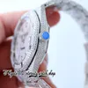 TWF V2 tw15400 A3120 Orologio automatico da uomo Quadrante con diamanti pavimentati Bracciale con intarsio di diamanti laterali in acciaio inossidabile Gioielli eternity Super Edition Orologi completamente ghiacciati