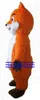 Long Fur Orange Fox Jackal Dhole Mascot Costume Adult Cartoon Character Inauguration Anniversaries Education Exhibition zx1554