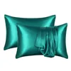 Superior Pillow Cover 100% Polyester Microfiber Smooth Soft Case Pillowcase for Hair and Skin Multi Pure Colors Rectangle Cases MHY040