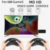 SG800 Mini TV Game Console 16 Bit Classic Bulit-688 in Retro HD 4K Video Handheld Games Players Two Wireless Controller for FC SFC SEGA Family Gaming Kids Gift