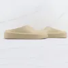 Slippers Slip-On Slipper Outdoor Sandals Almond Cement Cream Oat Concrete Luxury Designer Men For Women Arrival Fears Of God California WAZ