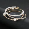 Bangle Elegant Multilayers Full Crystal Bangles & Bracelets For Women Bridal Open Statement Jewelry Valentine's Day