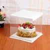 Gift Wrap Box Cake Cupcake Boxes Wedding Board Large Inch Container Party Transparency Candy Packaging Individuell favorit f￶delsedag
