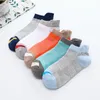 Socks 5 Pairslot Fashion Spring Summer Children Mesh Cotton Boys Girls 2-15 Year Kids Casual Boat 221012