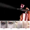 Visage Masseur Top 0.4mm Rose Mini Compresseur D'air Kit Aérographe Peinture Pistolet Aérographe Pour Nail Art Tatouage Artisanat Gâteau Nano Brouillard Pulvérisateur 221021