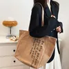 Bolsas de noite Canvas Mulheres grandes femininas Bolsa de ombro de ombro Eco Cotton Cloth Mulher Shopping Fabric Feminino Bola de Estudante Livro das Senhoras