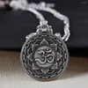 Hangende kettingen Langhong 1 stcs mandala ketting tibet spirituele geometrie amulet religieuze sieraden