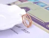 Eheringe Titan Edelstahl Weiße Perle Ring Trendy Mosaik CZ Kristall Rose Gold Schmuck Für Frauen R20062