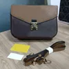 6A Luxurys مصممي Crossbody Bag Women Handbag Pochette Messenger أكياس أكسدة بو سيدة الكتف حقائب الكتف محفظة M40780