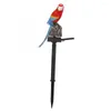 Outdoor Waterproof Lamp Solar Powered Parrots Lawn Light LED For Garden Ornament Decoration