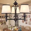 Chandeliers Modern Retro Chandelier For Living Room Bedroom Hanging Antique Iron American Style