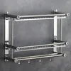 Набор аксессуаров для ванны 1 кухонный организатор Rack Design Design Double-Layer Nearless Steel Searning Home Home Haste Drain Lose Horse