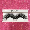 False Eyelashes Natural Thick Long Eye Lashes 25mm 3D LASH With Rose Gold Paper Box