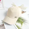 Caps de bola Big Bowknot Baseball Cap para Girl M Mark Hat Pink Women Summer Summer Adult Bow Snapback Hip Hop com uma viseira direta