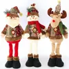 Julleksakstillbehör 55 cm jultomten Claus älg snögubbe doll oranments hängsmycken barn naviidad gåva gynna god dekor för hem 221024