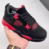 Basketball Shoes Outdoor Sneakers Black Cat Fire Red Thunder Chicag Boys Girls Basketball Pour Enfants Athletic Kids 4 Toddler Td 4S Size 22-37