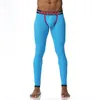 Thermal Bielizna męskie Jockmail Sexy Long Johns Pants Men Bawełniane wydrukowane męskie dna legginsy spodnie S 395