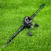 Combo Rod Reel Combo Carbon Casting Haste Combo1 8m 2 7m m Power Fishing Conjunto com Baitcating Reel Bag Pe