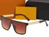 Lunettes de soleil lettre v Protection solaire contre les rayons UV cadre carré concepteur de haute qualité pour femme Mens Millionaire lunettes de soleil étoile de luxe