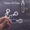 Thich heady Mini L style Gourd glass oil burner pipe Pyrex colorful water dab rig bongs for smoking