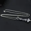 Pendant Necklaces European And American Personality Hip-hop Punk Wind Boat Anchor Lovers Necklace Sweater Chain