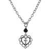 Choker Goth Aesthetic Hollow Heart Cross Pendant ketting Punk Egirl Style Religie Donkere kunst Goblincore Grunge Y2K Sieraden in de nek