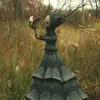 Garden Decoraties Halloween Witch Figurine Standbeeld Hars Creepy Sculptures for Home Patio Yard Lawn Porch 221028