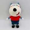 Bambole di peluche 2pcsset 30cm Anime Wolfoo Famiglia Giocattoli Cartoon cioè Lucy Peluche morbido per bambini Bambini Ragazzi Ragazze Fans Regali 221104