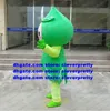 Green Flower Peach Prunus Mascot Costume Adult Cartoon Character Outfit Suit Welcome Dinner Promotional Compaign ZX2901