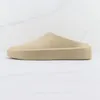 Pantoufles Slip-On Slipper Sandales d'extérieur Amande Ciment Crème Avoine Béton De Luxe Designer Hommes Pour Femmes Arrivée Peurs De Dieu Californie WAZ