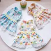 Dog Apparel Summer Pet Wedding Dresses Clothes Little Daisy Lace Dress For Dogs Skirt Princess York Chihuahua Small Costume