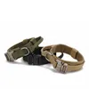 Dog Collars Leashes Pet Set Nylon Material Durable Reflective Tactical Training Large 221025