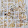 Nail Art Decorations 100PCS Luxury Charms Bulk Random Zircon Deocration Shiny Alloy Jewelry For Gold Accessories 221012