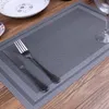 MATS PADS 4 PCSSET Modern Elegant PVC Placemat Dining Table Cafe Anti-Slip Placemats Bowl Pad Cup Coasters 221111