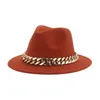 Bérets enfants Chapeau chapeaux pour femmes hommes Fedora chaîne de luxe solide garçons filles automne hiver casquettes décontracté mignon Chapeau Femme