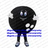 Black Ball Bowling Bowl Mascot Costume Bowling Pin Adult Cartoon Postacie sportowe Party Minipink Top -Sprzedawca ZX2942