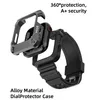 Smart Branslet Straps Metal Cage Cover Zintegrowane ochronne paski do obserwacji paska obserwacyjnego Fit Iwatch Serie