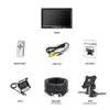 Vehicle IR LED Back Up Reverse CAR Camera 4-pin Connector 7" LCD Color TFT Rear View Monitor 800/480 for Bus Truck RV