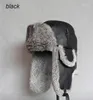 Berretti 2022 Vera Pelle di Pelliccia Russo Cappello Bomber Uomo Inverno Tenere Caldi Cappelli Con Paraorecchie Trapper Earfiap Cap