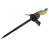 Outdoor Waterproof Lamp Solar Powered Parrots Lawn Light LED For Garden Ornament Decoration